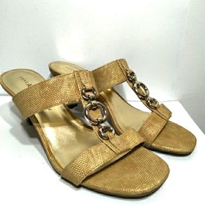Anne Klein slip-on sandals